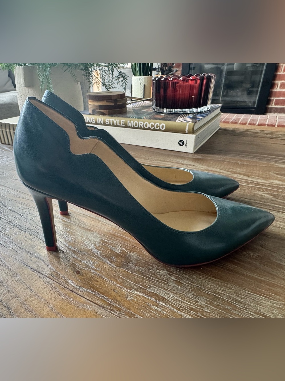 Charly Amar 3.5” Leather Stiletto Heels